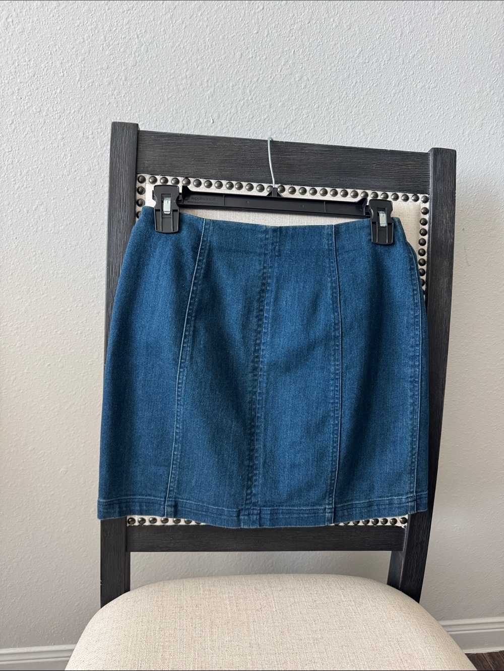Wild Honey Dark Blue Denim Mini Skirt